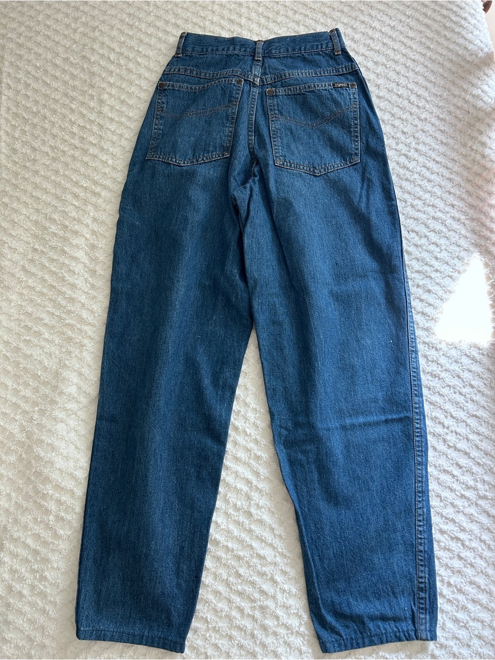 Esprit Women's Dark Blue Relaxed Fit Jeans